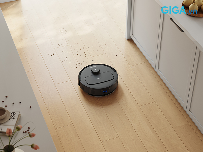 robot hút bụi lau nhà Deebot N30 sở hữu lực hút mạnh mẽ lên đến 10.000Pa. 