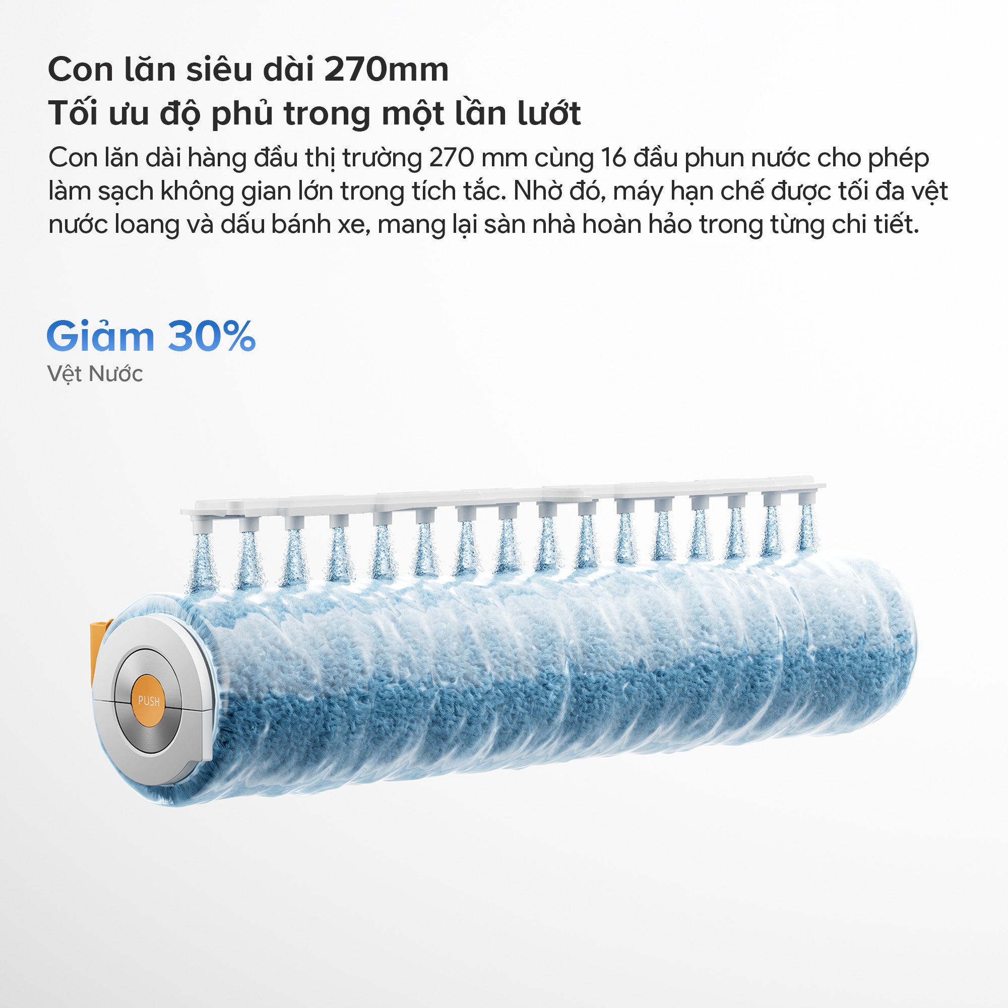 Con lăn siêu dài 270mm