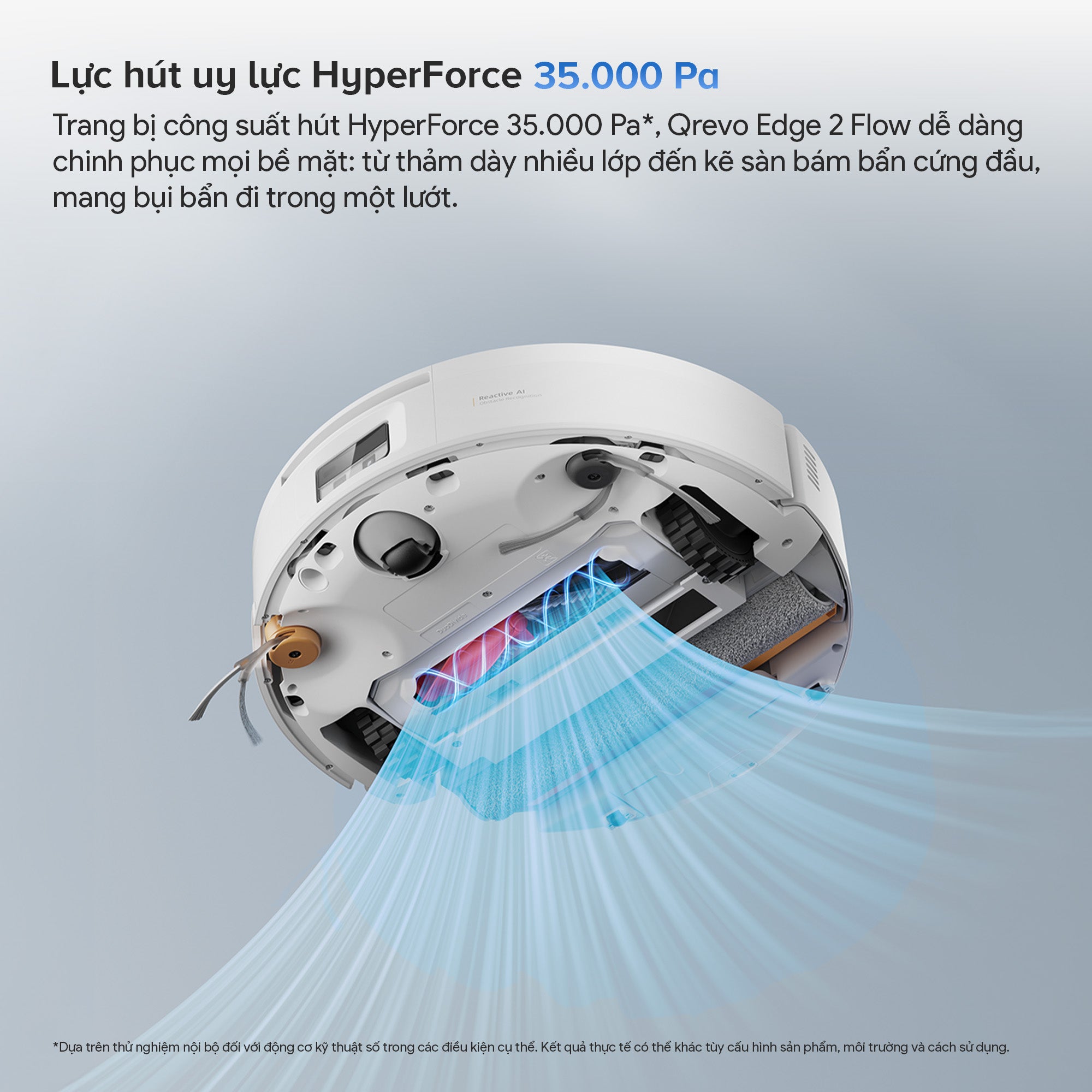 Lực hút uy lực HyperForce 35.000 Pa