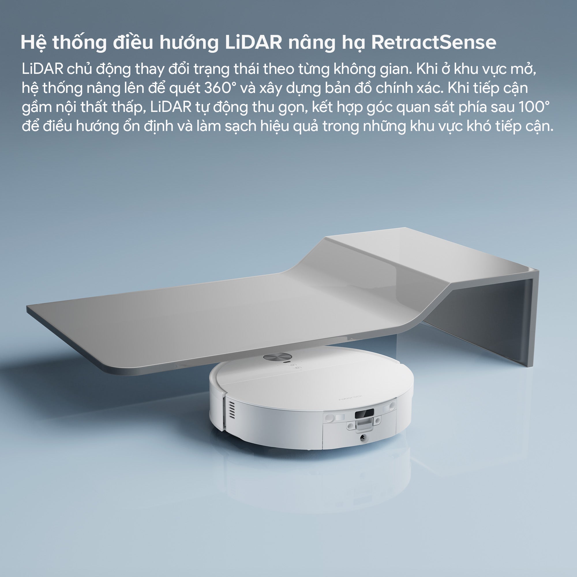 Hệ thống điều hướng LiDAR nâng hạ RetractSense